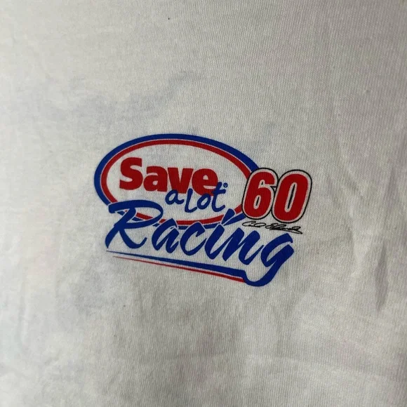 Save A lot Racing #60 Vintage Y2K Graphic T Shirt XL - Picture 4 of 7